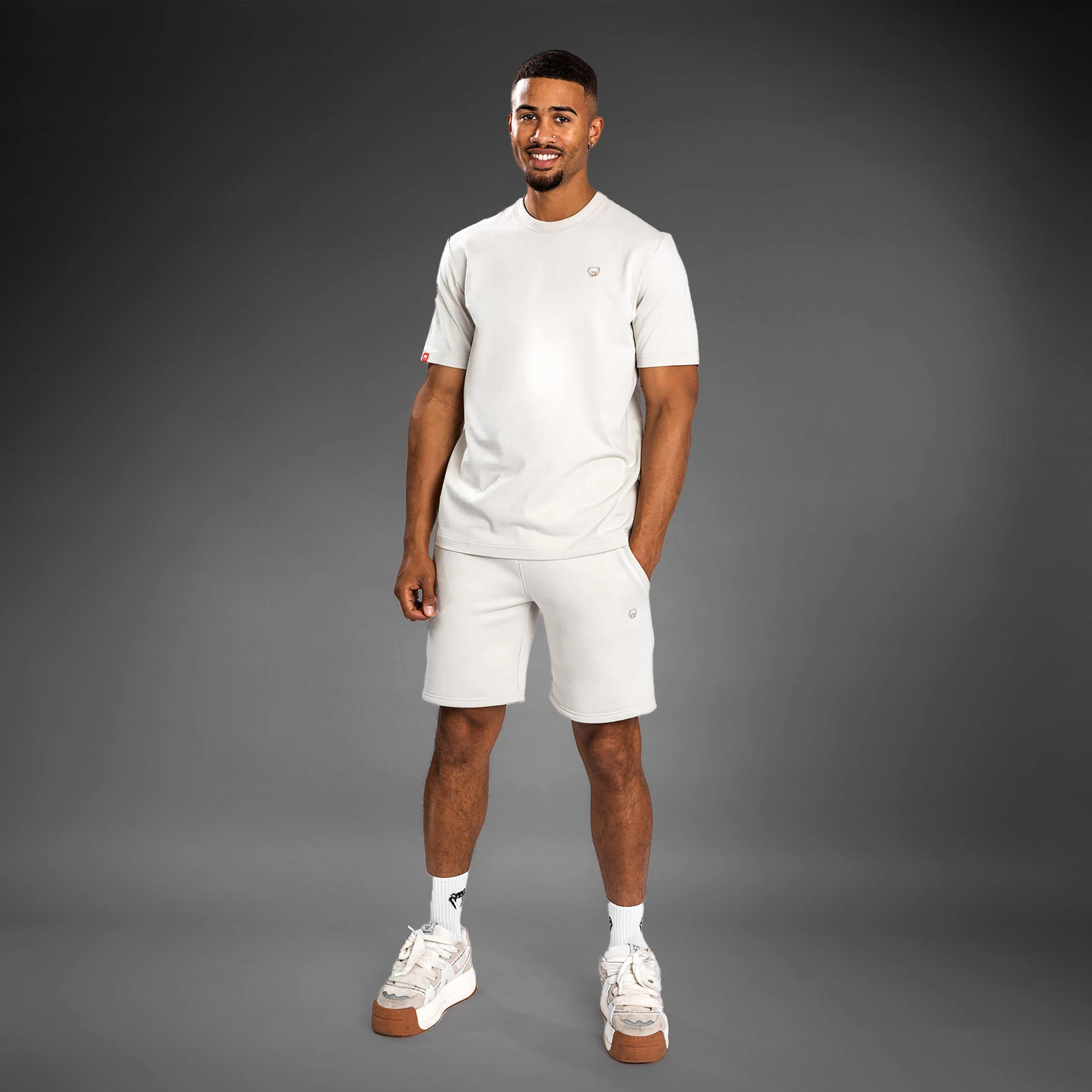 Venum Silent Power Cotton Short -Light Sand - Image 2