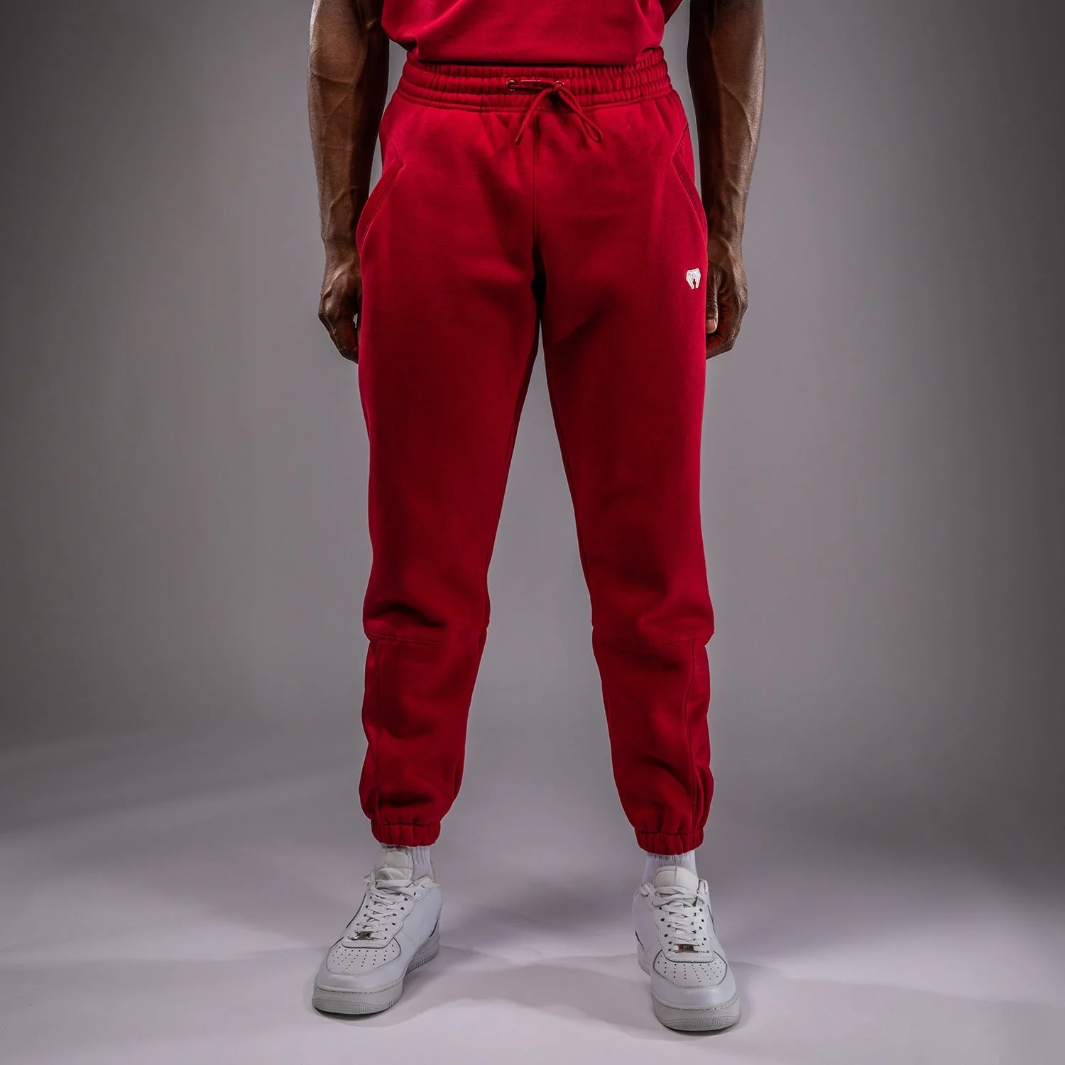 Venum Silent Power Joggers - Cherry Red - Image 3