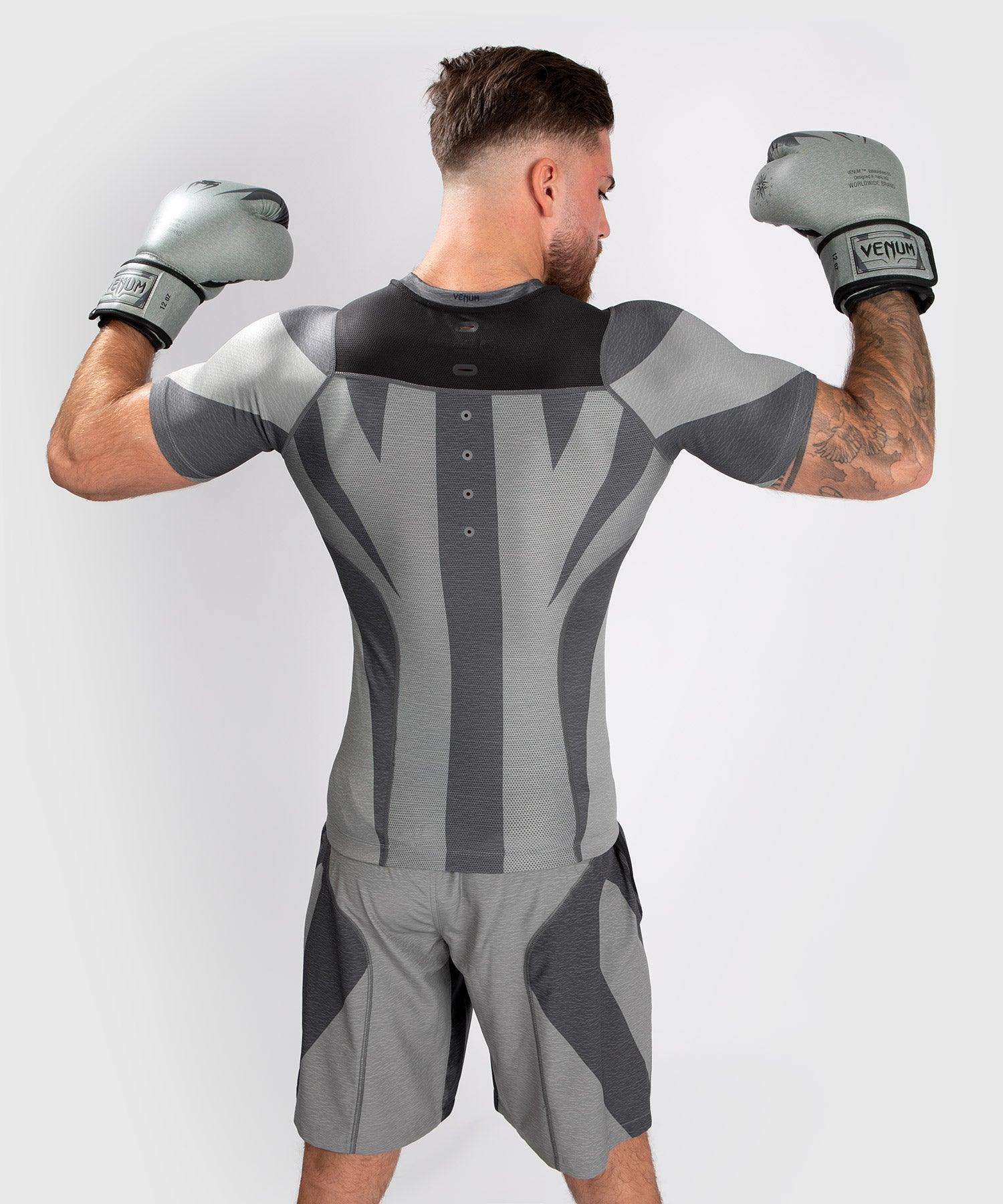 Venum Stone Rashguard - Short Sleeves - Mineral Green - Image 4