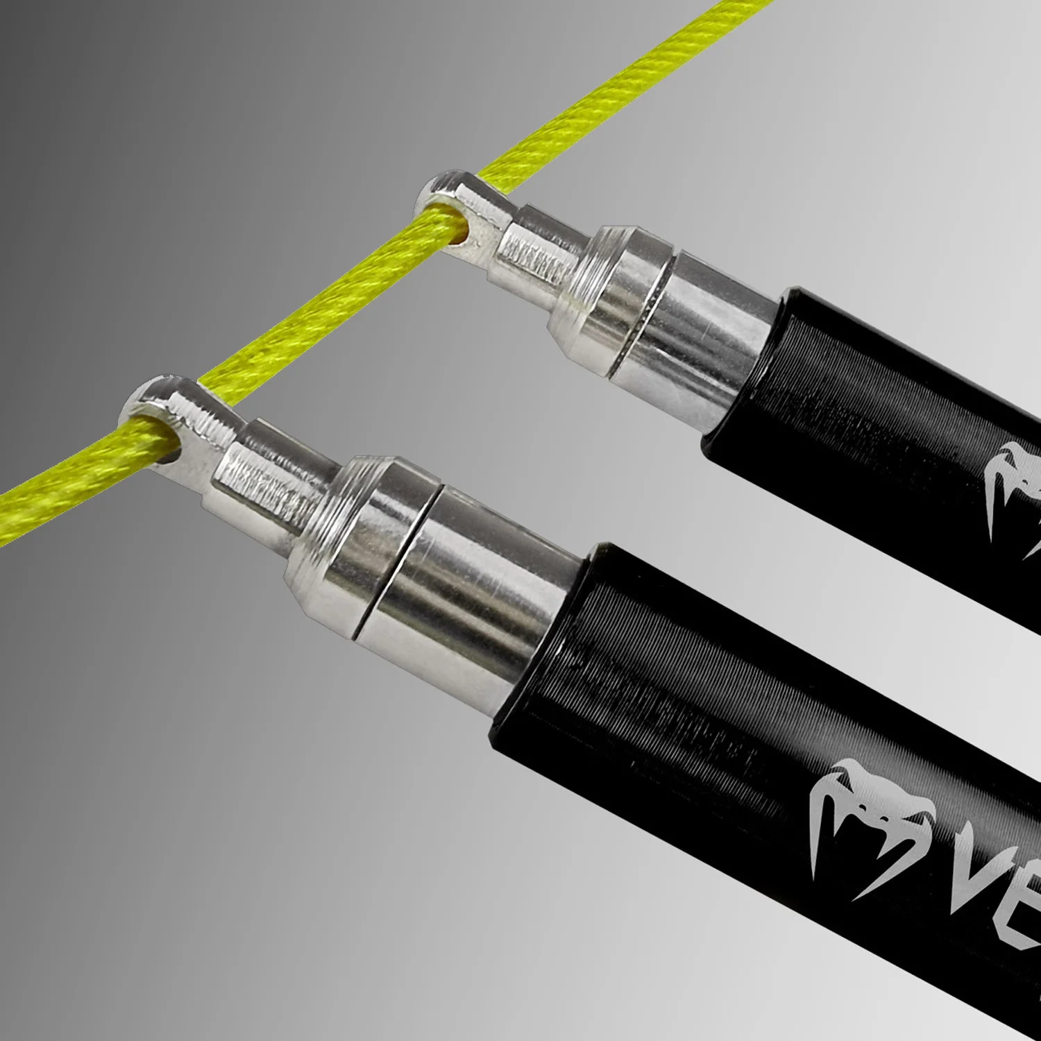 Venum Thunder Evo Jump Rope - Black/Yellow - Image 2