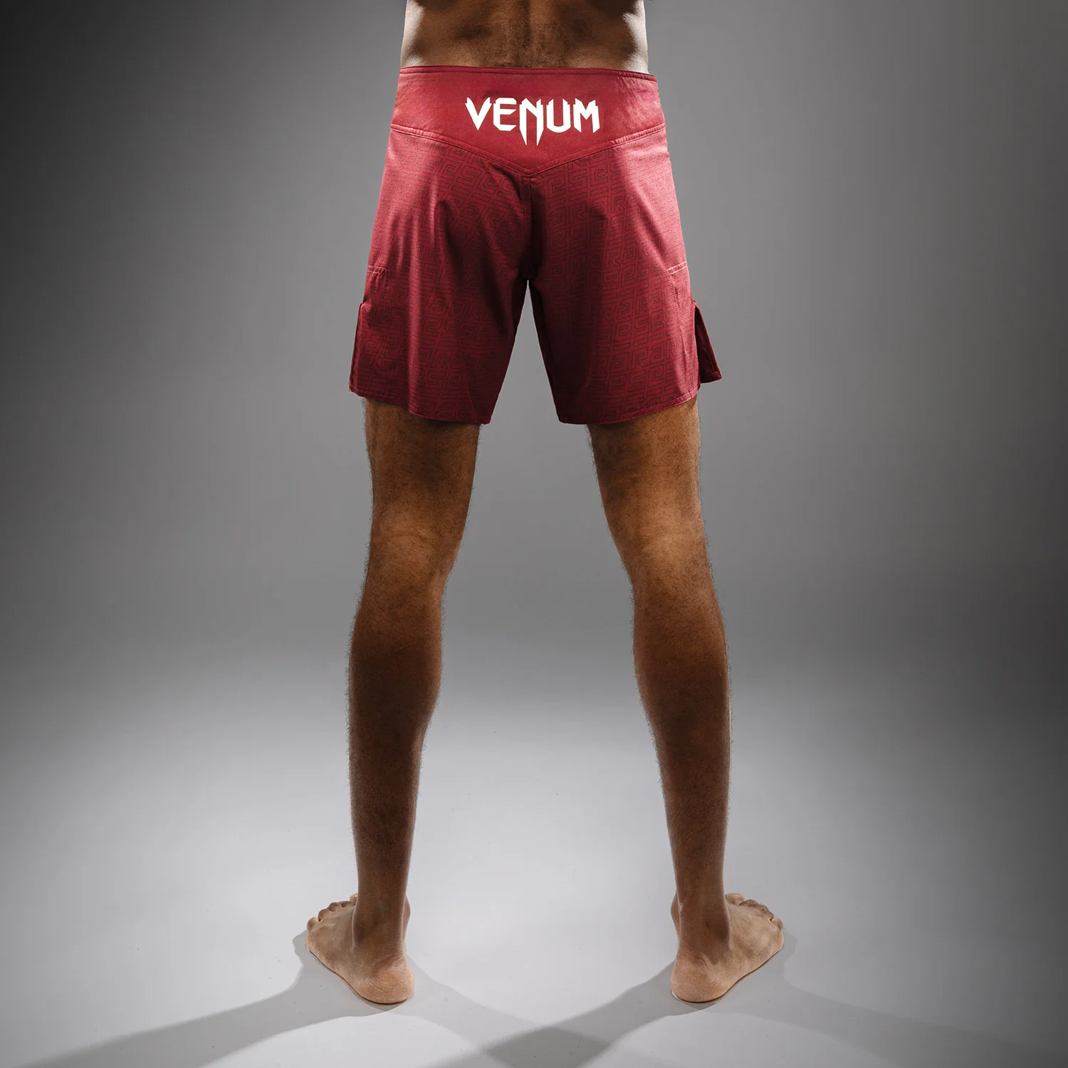 Venum x Ares Men’s Fight Shorts - Burgundy - Image 2