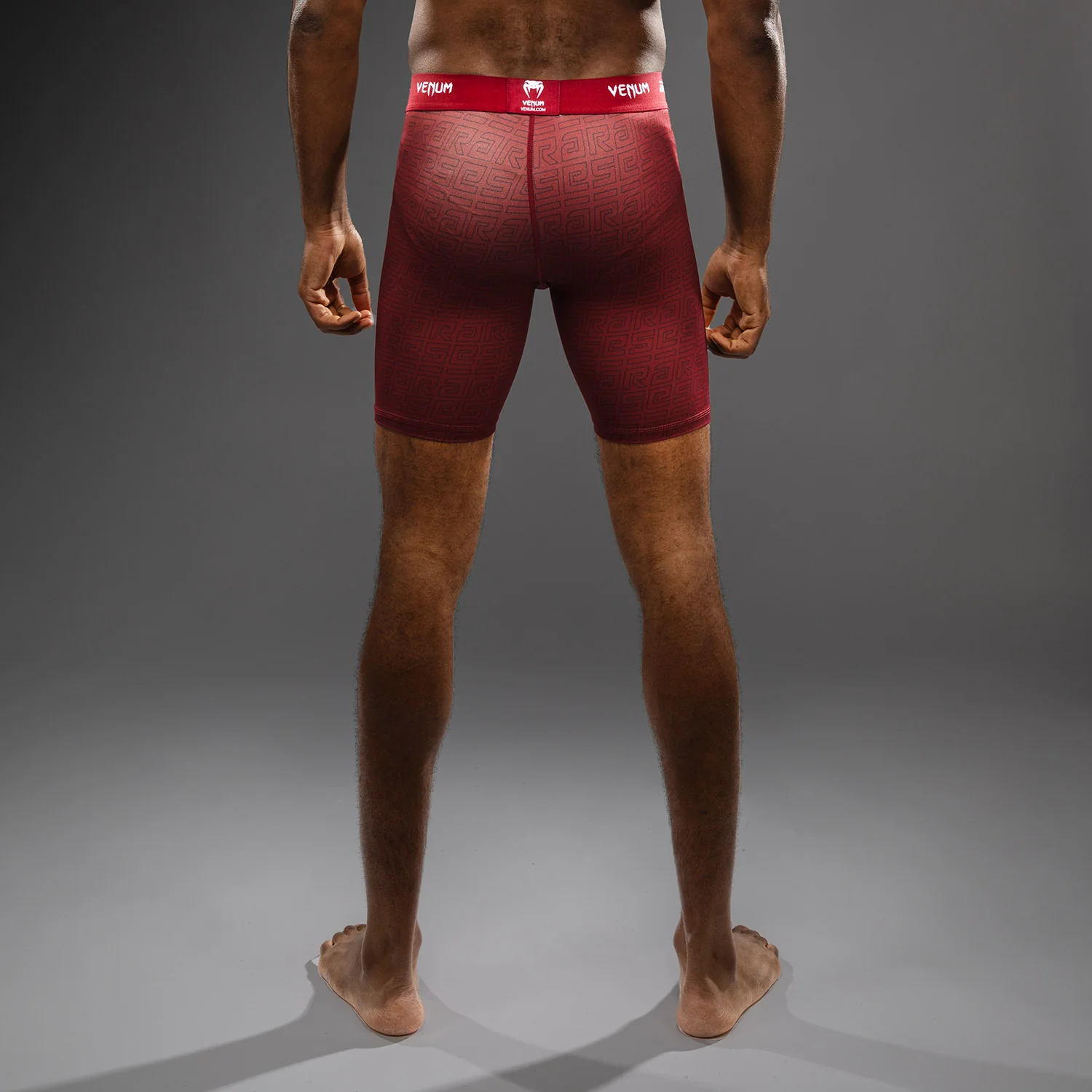 Venum x Ares Men’s Vale Tudo Shorts - Burgundy - Image 2