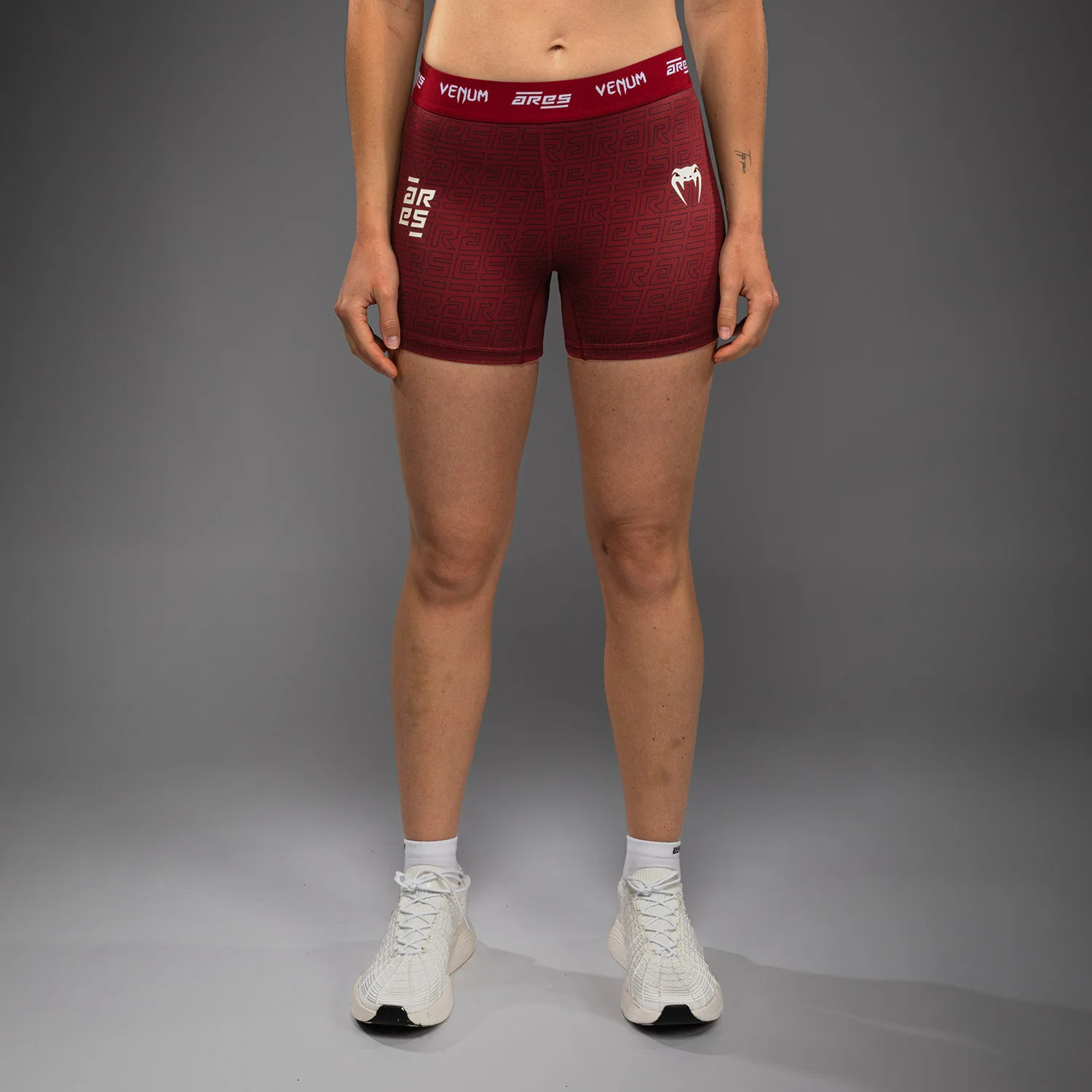 Venum x Ares Women’s Vale Tudo Shorts - Burgundy