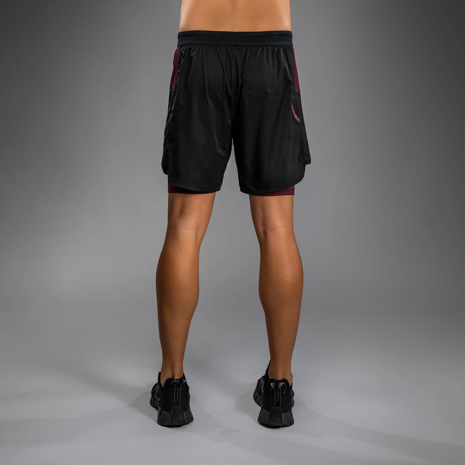 Venum x Assassin’s Creed Shadows Men’s Training Shorts - Burgundy/Black - Image 3