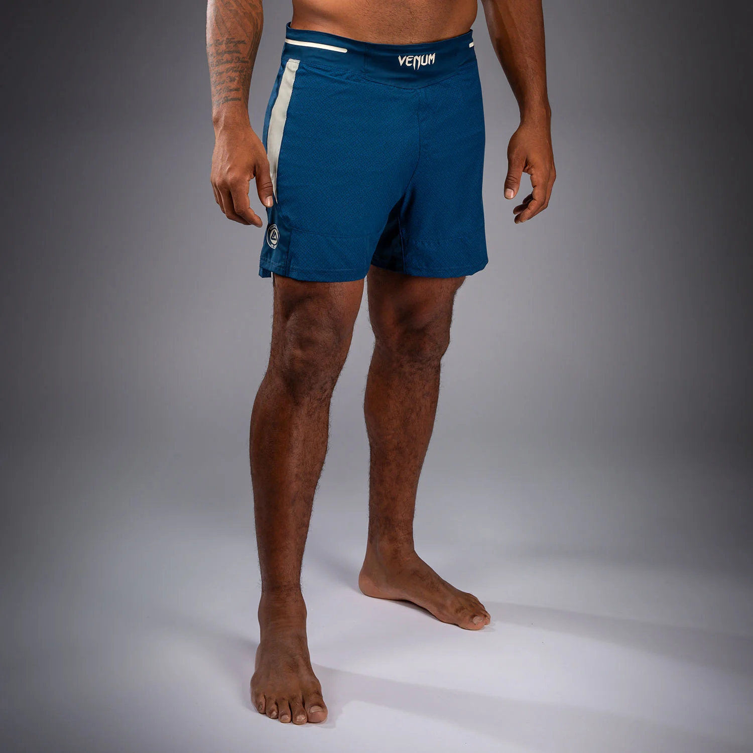 Venum x Roger Gracie Academy Fightshorts - Blue - Image 2