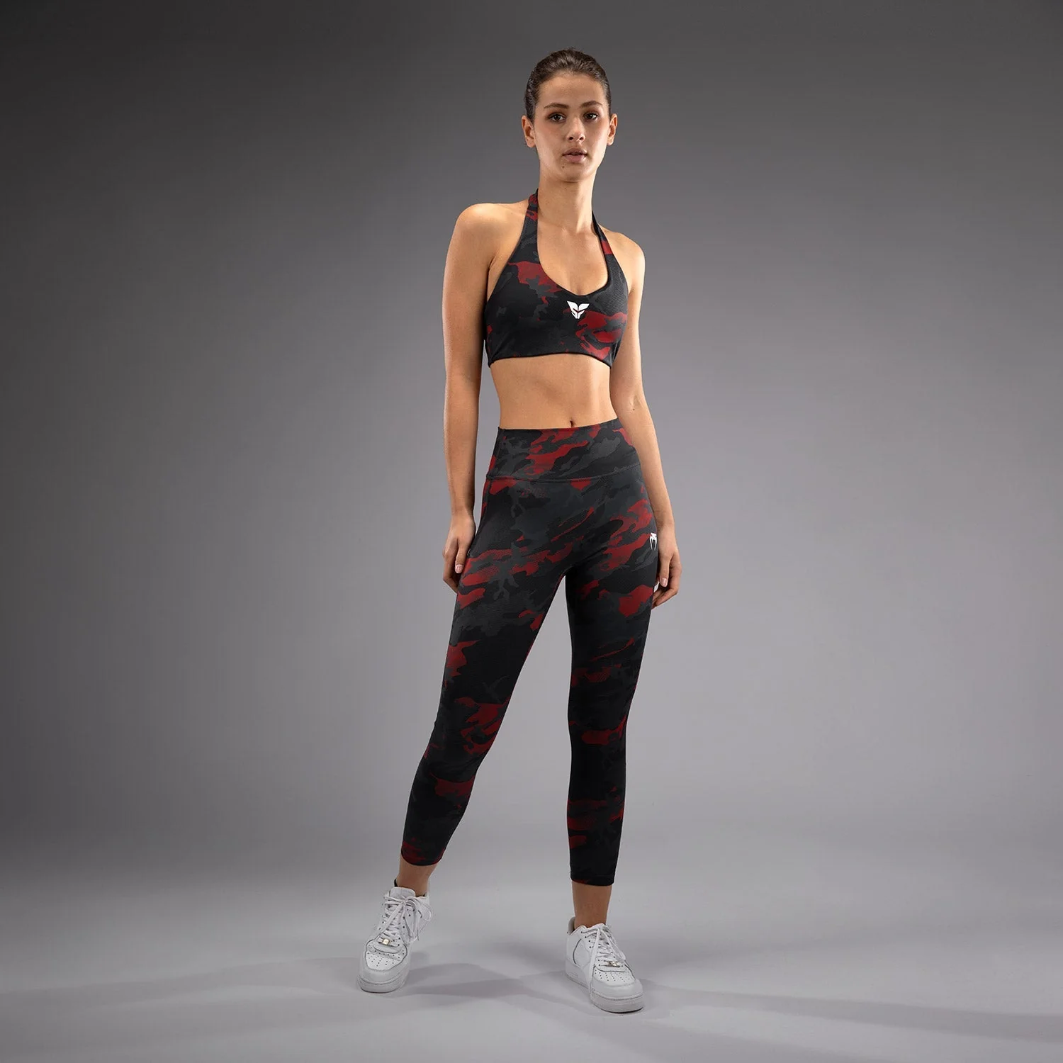 Venum x Sophia Rose Women’s 7/8 Leggings - Urban Red Camo - Image 2