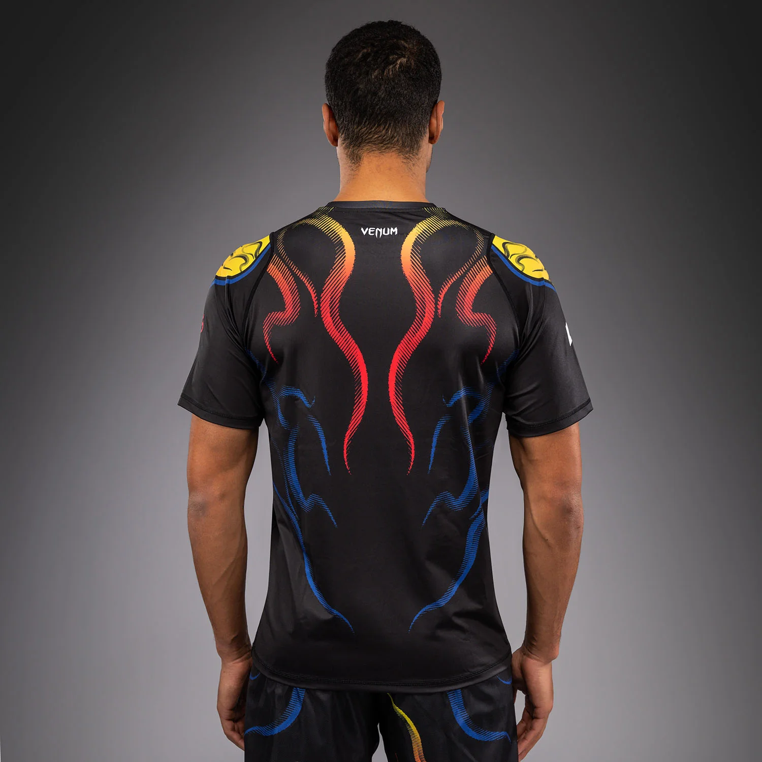 Venum x TEKKEN 8 Dry-Tech T-Shirt Yoshimitsu - Black/Orange - Image 3