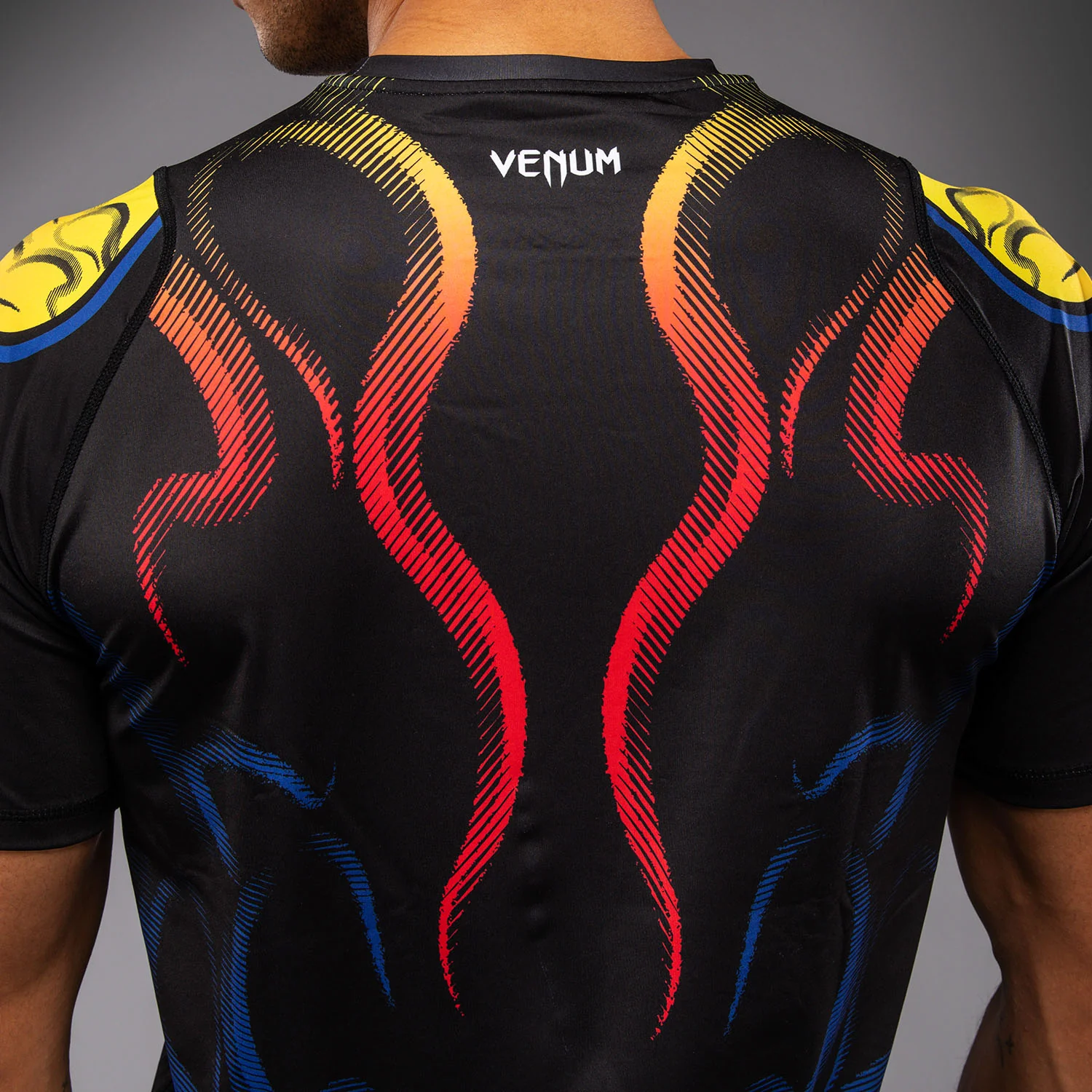 Venum x TEKKEN 8 Dry-Tech T-Shirt Yoshimitsu - Black/Orange - Image 6