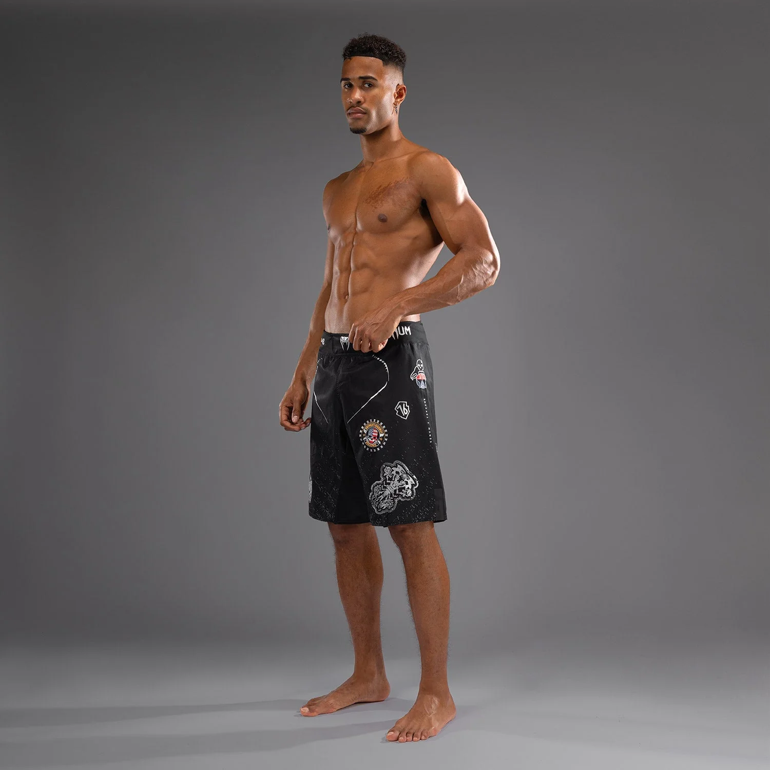Venum x TEKKEN 8 - Paul Phoenix Fight Shorts - Black - Image 2