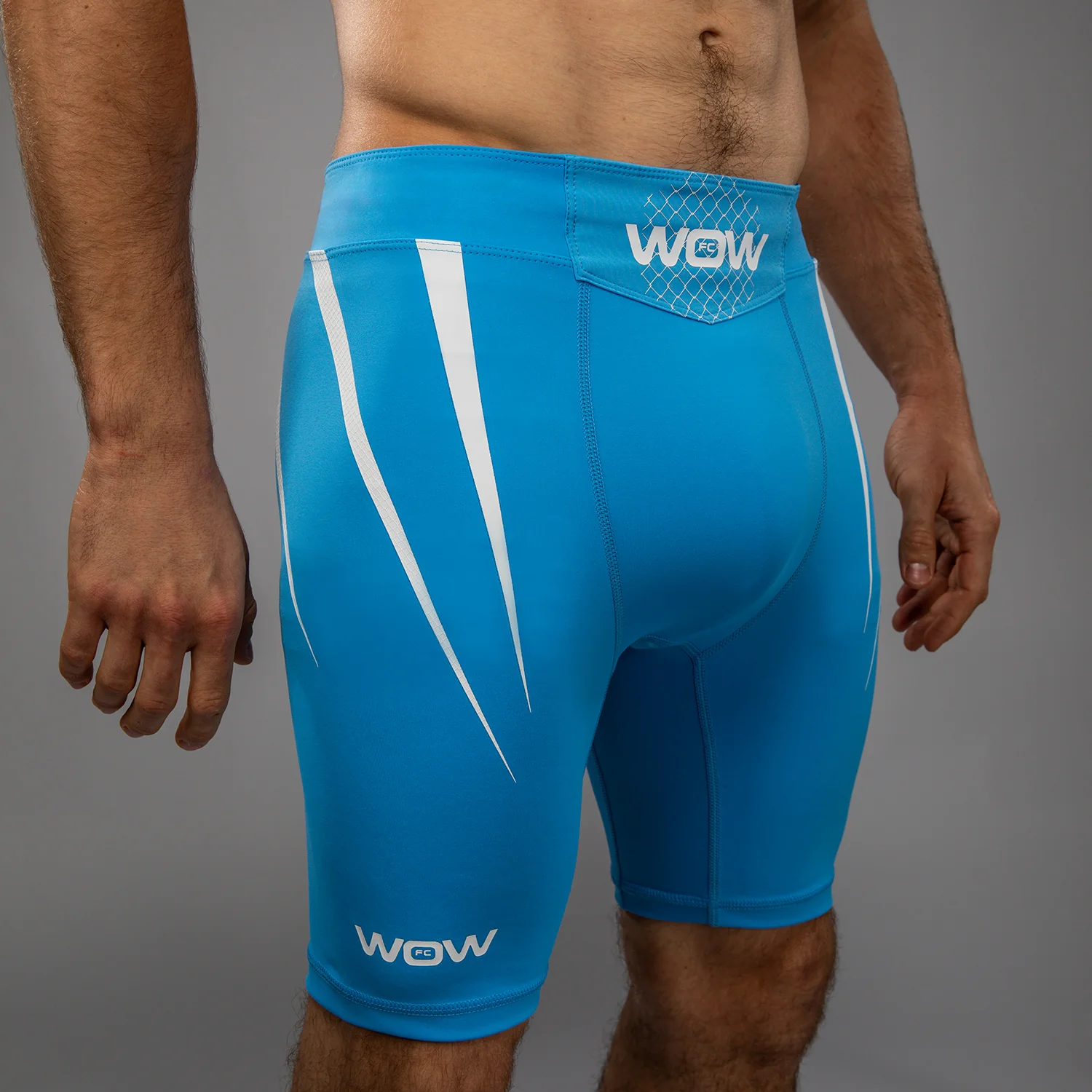 Venum x WOW FC Men’s Vale Tudo Shorts - Pacific Blue - Image 7