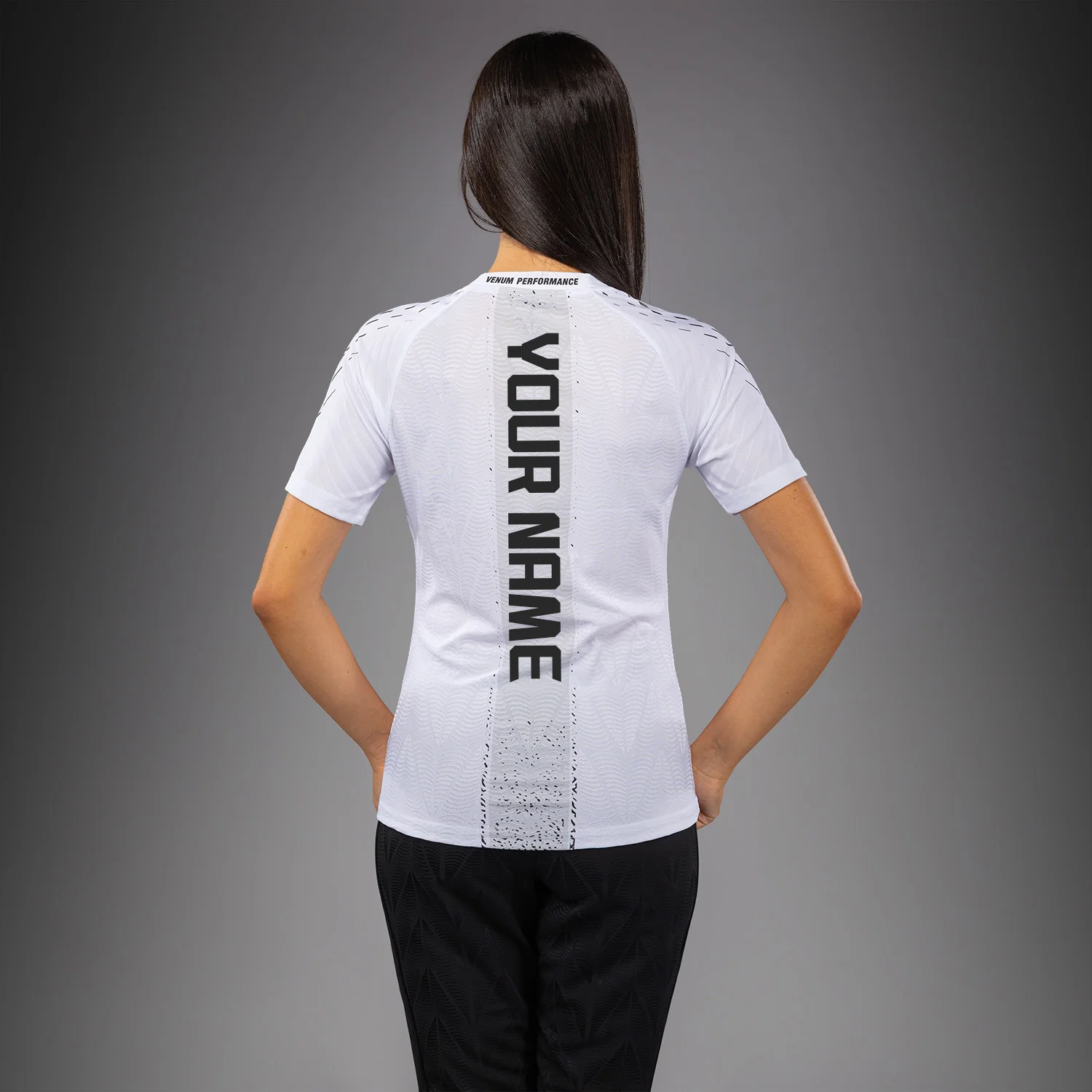 Women's UFC Zenith by Venum White Authentic Fight Night Walkout Jersey Personalized